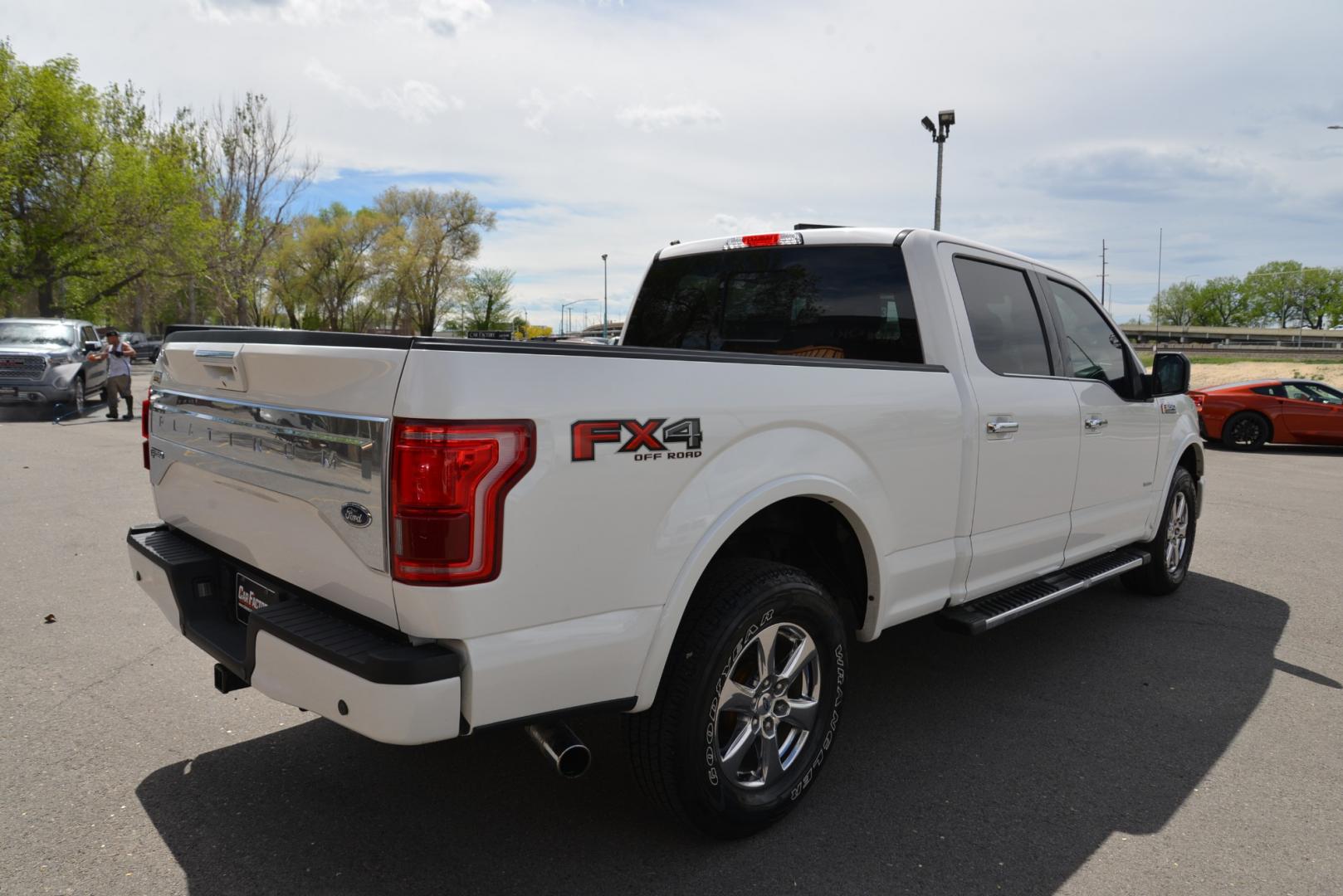 2015 White Platinum Metallic /Black Leather Ford F-150 Platinum FX4 (1FTFW1EG5FF) with an 3.5 Ecocoost Twin Turbo V6 engine, 6-Speed Automatic transmission, located at 4562 State Avenue, Billings, MT, 59101, (406) 896-9833, 45.769516, -108.526772 - 2015 Ford F-150 Platinum SuperCrew 6.5-ft. Bed 4WD - Extra clean! 3.5L V6 Ecoboost Twin Turbo Engine - 6 speed automatic transmission - 4WD - 135,146 miles - Inspected and serviced - copy of inspection and work performed as well as a full vehicle history report provided Platinum Series - cli - Photo#6